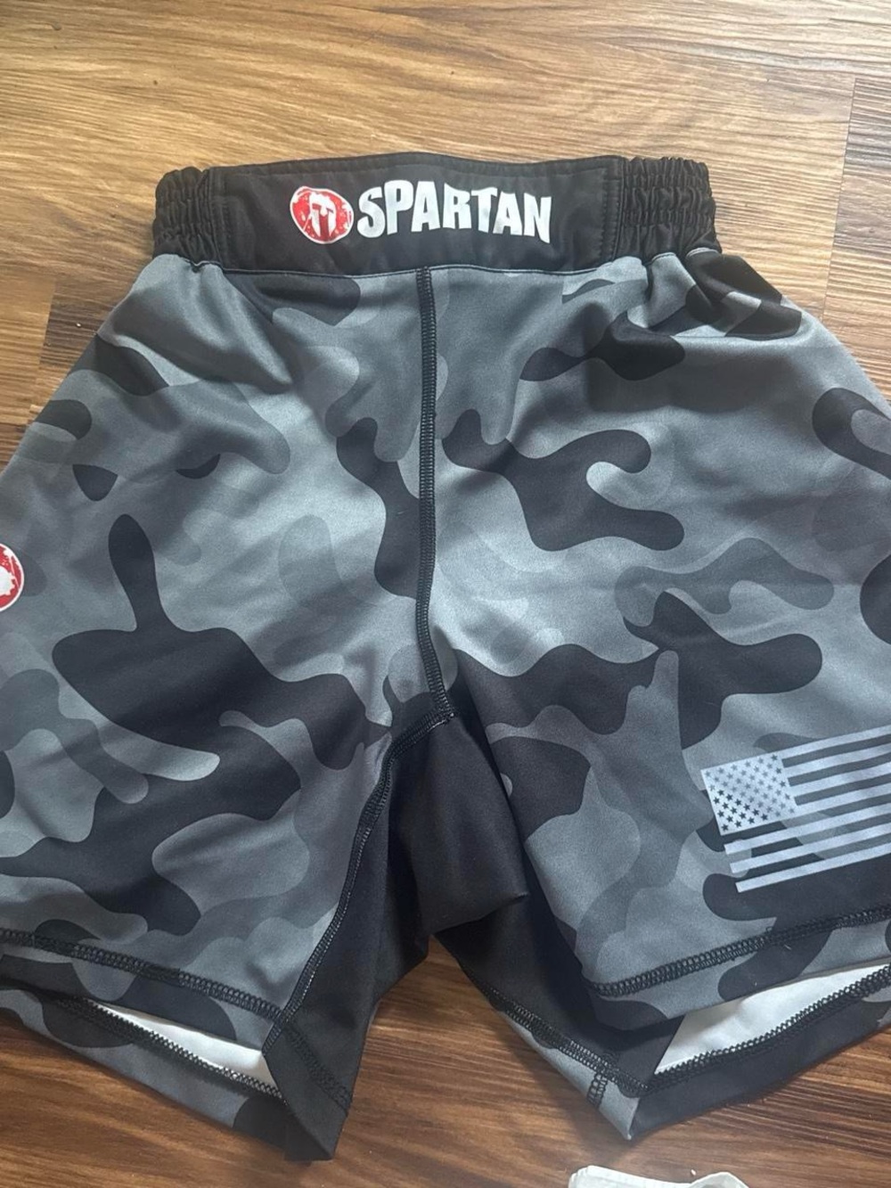Kids' Gray Camo Performance Shorts